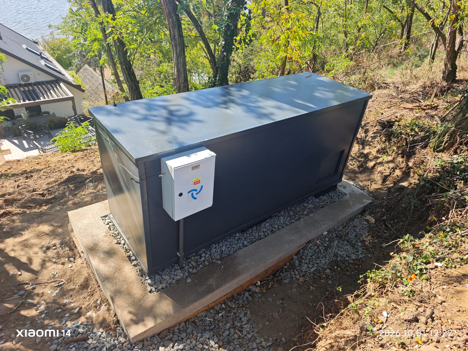 REKU Variable s vnějším rozvaděčem při dokončení instalace